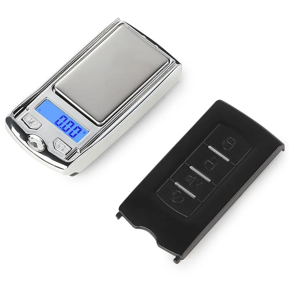 0.01-100g Mini Portable Jewelry Electronic Scale Balance Car Key Ring Keychain