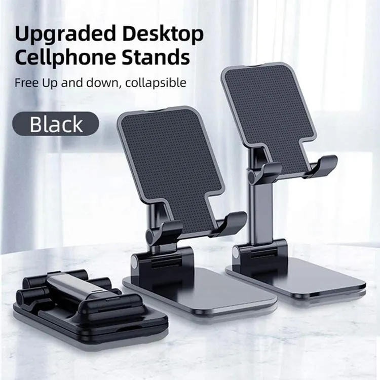 Hot Sale Folding Desk Phone Stand Holder For iPhone iPad Universal Portable Foldable Extend Metal Desktop Tablet Table Stand 2pcs