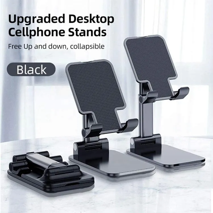 Offre spéciale support de support de téléphone de bureau pliant pour iPhone iPad universel Portable pliable étendre métal bureau tablette support de Table 2 pièces