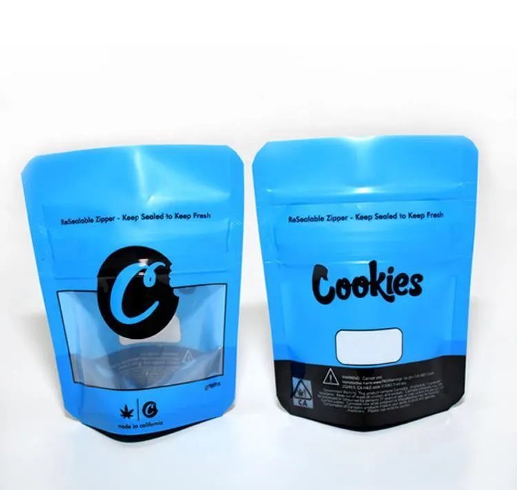 Wholesale Mylar Bag Flower Plastic Proof Packaging Cookies Baggies Sf