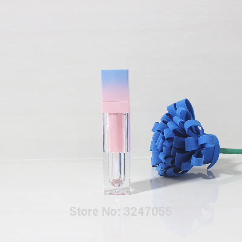 Wholesale Refillable 4.5ML Cheap Lip Gloss Containers In Elegant Pink