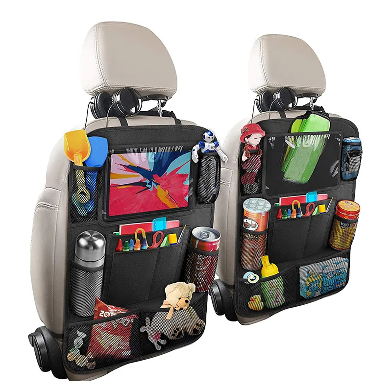 2PCS Car Seat Back Organiser Multi Pocket Storage Bag Pouch Holder Interior  Tidy