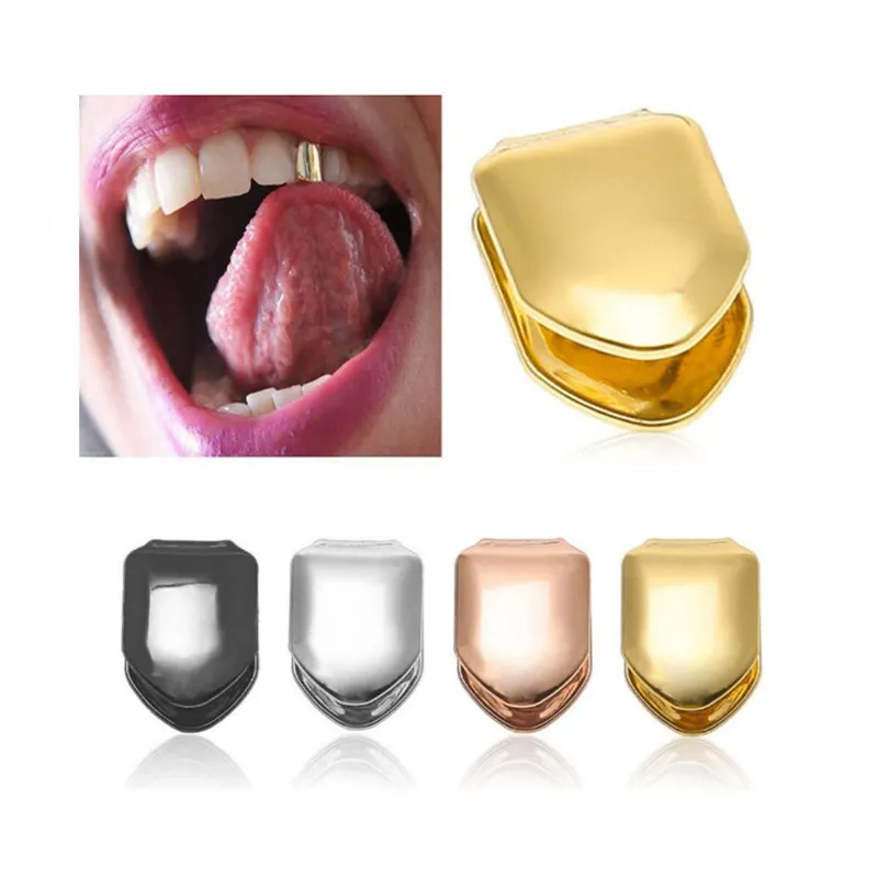Smile Tandenvervanger Voor Tanden, Smile Tandenvervanger Voor Halloween, Vergulde Hiphop-Tanden Voor Sieraden, Glanzende For Grillz Tanden, [Goud
