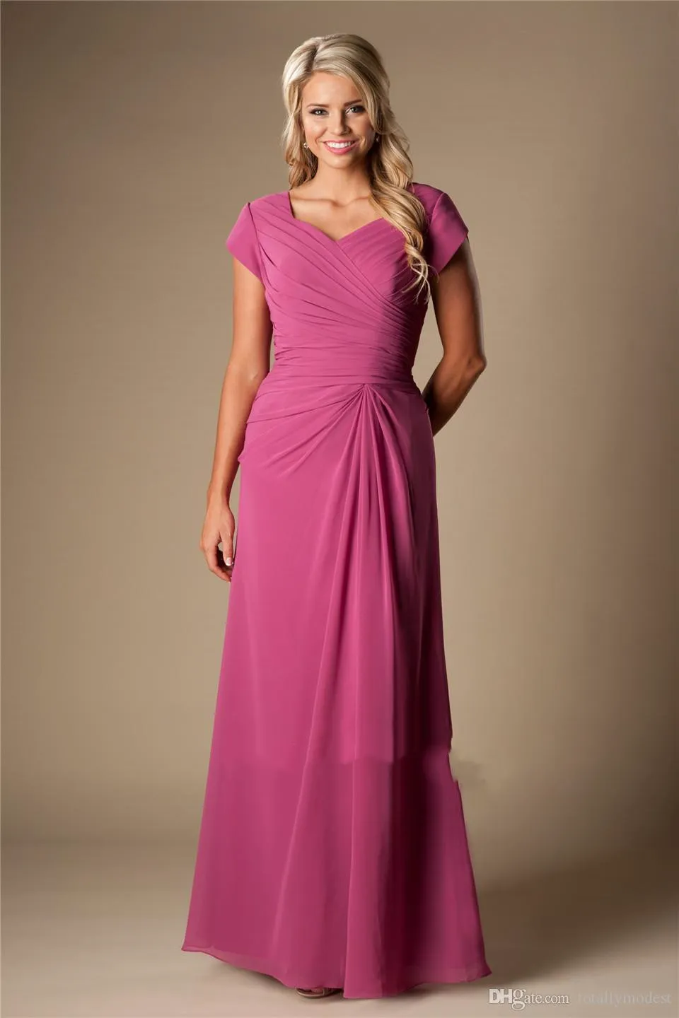 magenta bridesmaid dresses