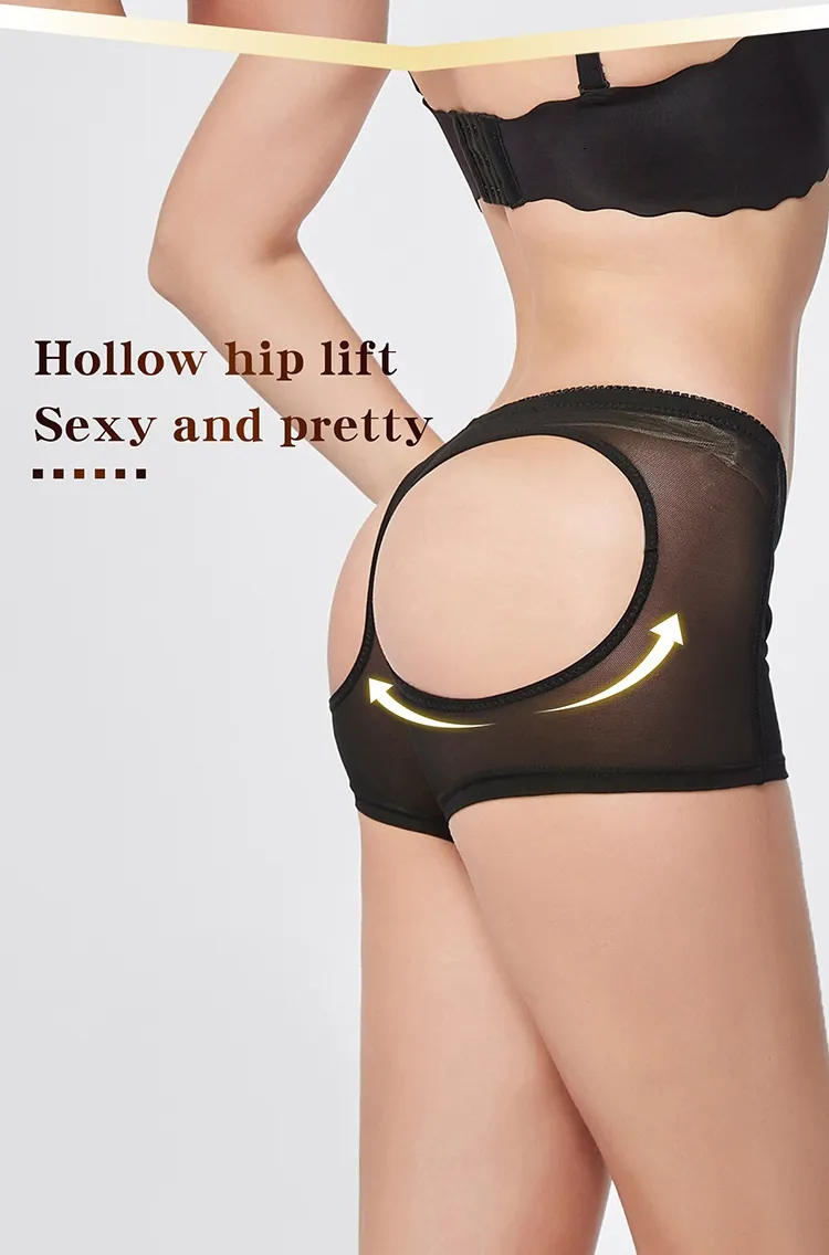 Womens Hollow Hip Lifting Tummy Control Pants Soft, Lightweight
