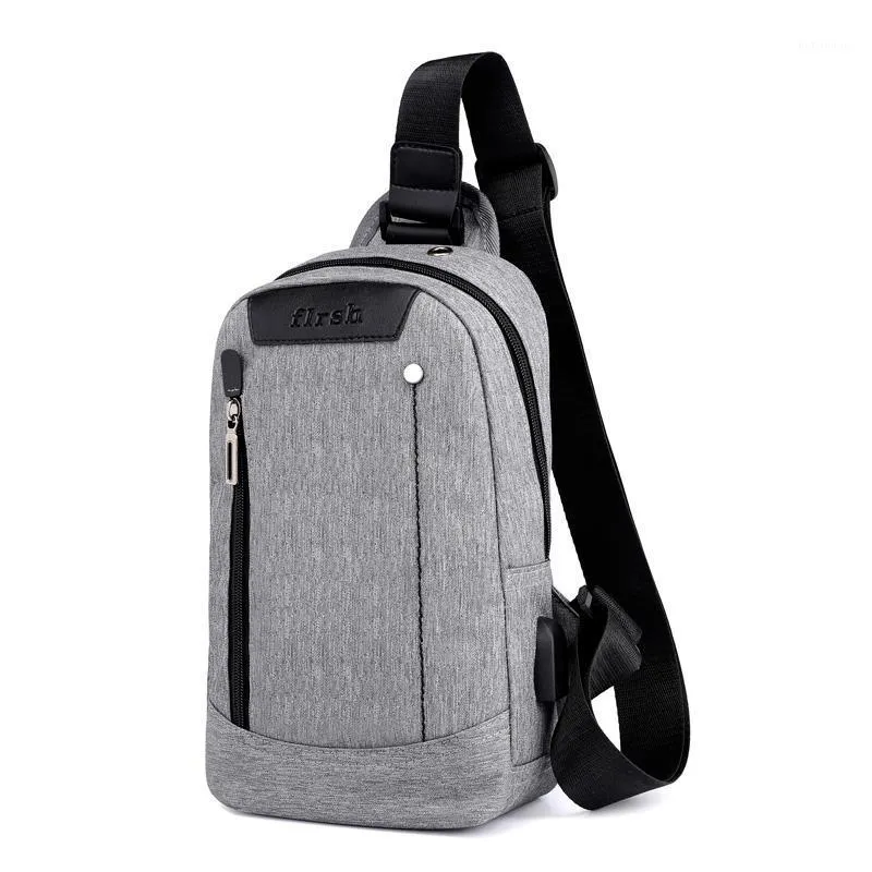 Riñoneras antirrobo bandolera bandolera Casual hombre pecho paquete motocicleta monedero bolsa con cremallera Bolsos bandolera bolsillo de viaje Borst Tas Mannen