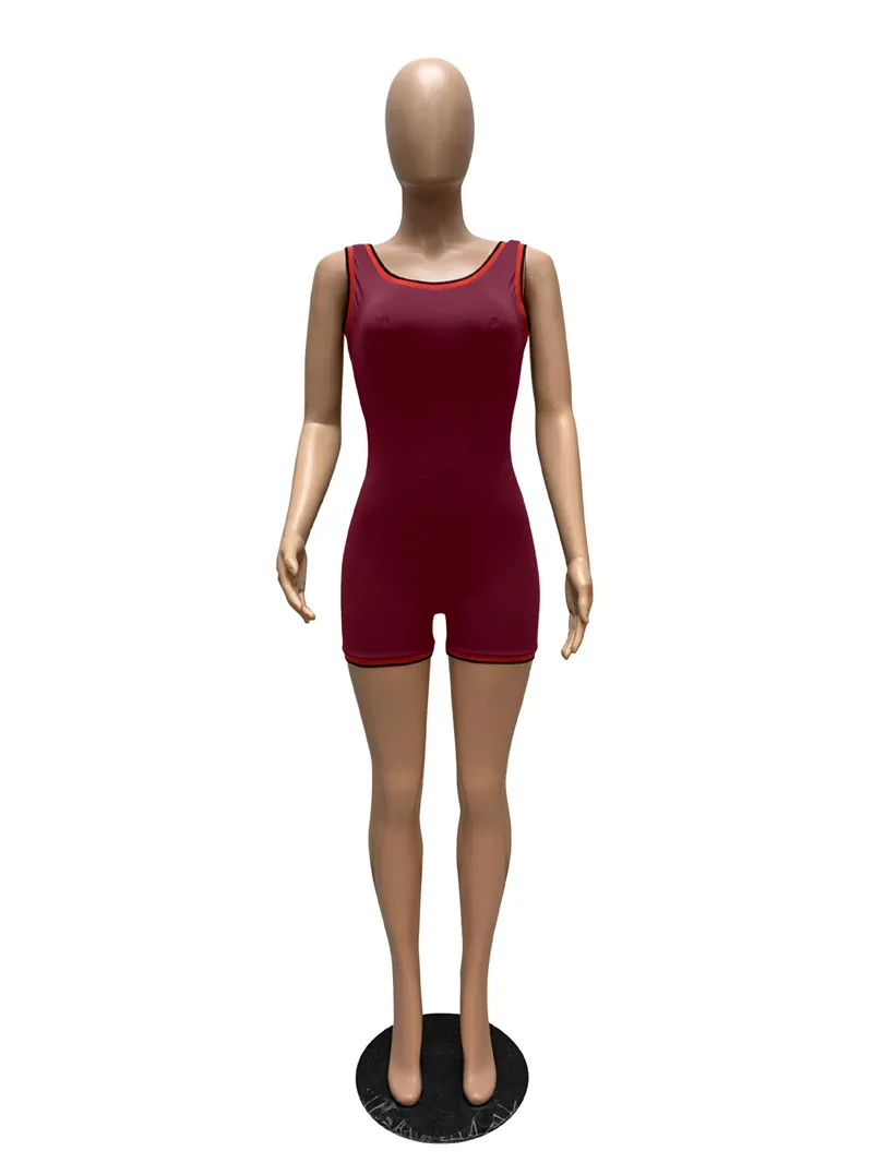 Sexy Tank Top Body Suit Top Jumpsuit With Bodycon Shorts Summer Rompers And  Ones Piece Playsuits KLW5884 From Clover_3, $12.57