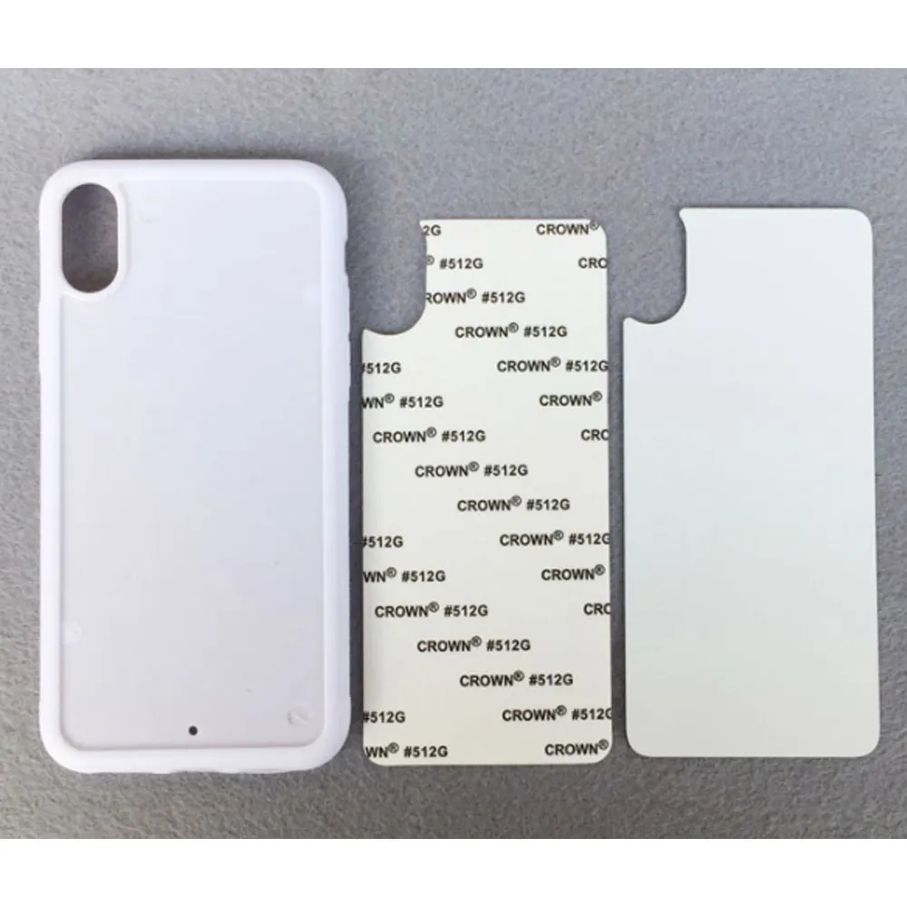 TPU PC em branco 2D sublimação caso de transferência de calor casos de telefone iPhone 14 13 12 11 Pro x xr xs max 7 8 Plus com inserções de alumínio C4N7 1