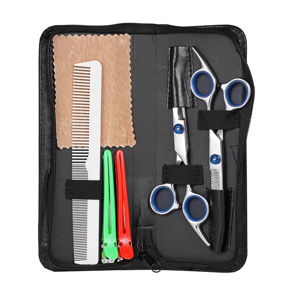 Professional Hair Cutting Kenchii Scissors Set With Barber Shears Ideal