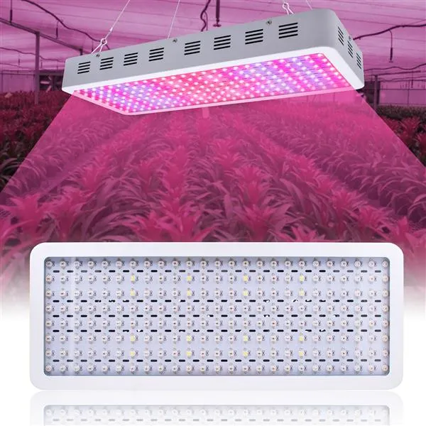 3000 W Dual-Chips 380–730 nm Volllichtspektrum LED-Pflanzenwachstumslampe, weißes Premium-Material, Wachstumslichter