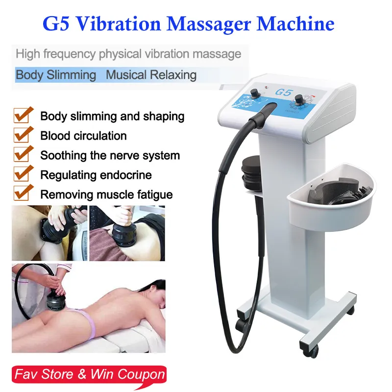 Gratis 5 i 1 Skönhetsvård Massagermaskin Vibrerande Massage Body Massage Vibrator G5 Massage Machine