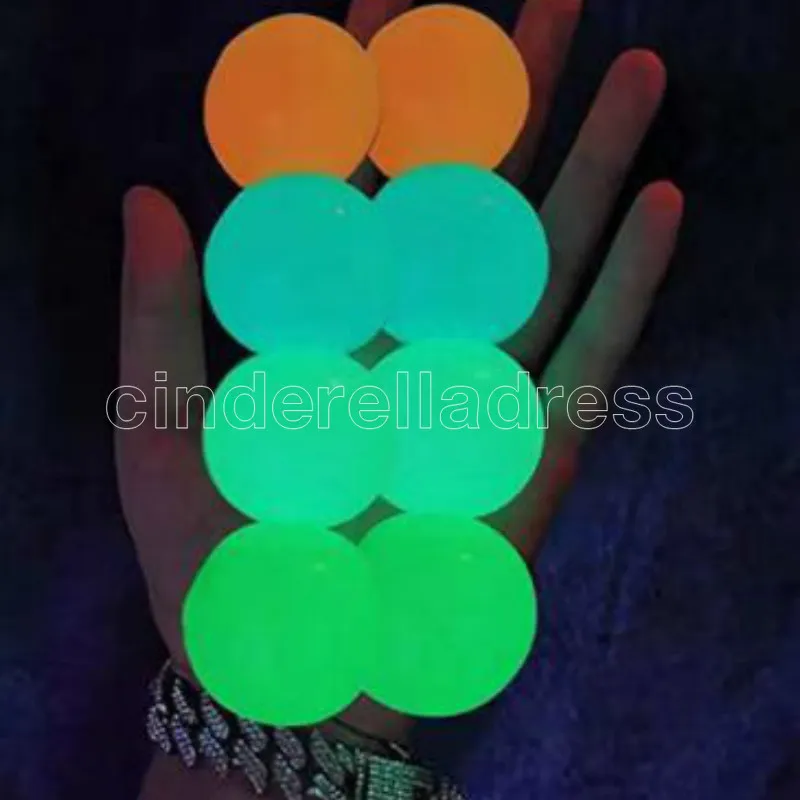 glow in dark sticky ceiling balls