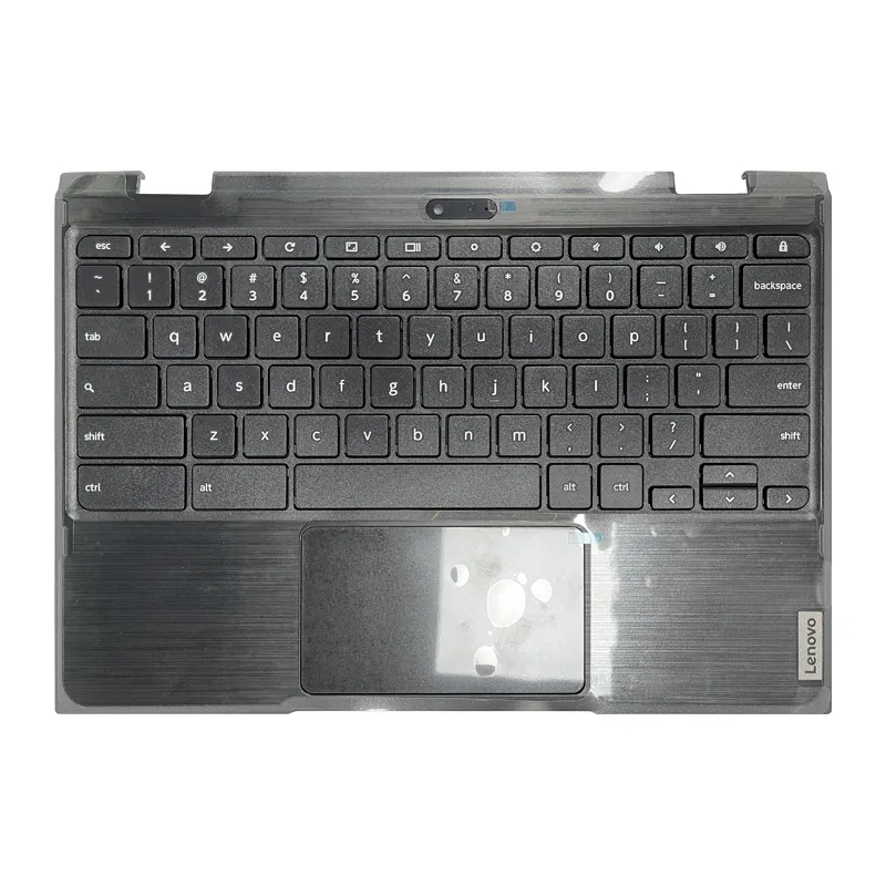 Véritable nouveau boîtier d'ordinateur portable couvercle du boîtier supérieur repose-poignets clavier pour Lenovo 500E 2nd Gen Chromebook PN 5CB0T79601
