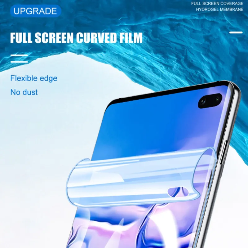 Protection écran pour téléphone mobile Film de en TPU avec Hydrogel doux  Samsung S10 Clair - Protection d'écran pour smartphone - Achat & prix