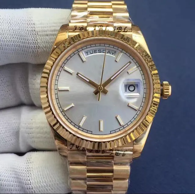 Najlepiej sprzedający się zegarek 41mm 228239 azjatycki 2813 automatyczna czarna tarcza srebrna obudowa pasek ze stali nierdzewnej wysokiej jakości męskie zegarki