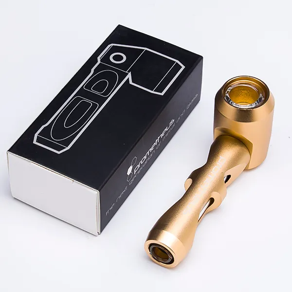 4 Prome Metal Pipe Smoke Pipes With Glass Tube And... From Classicglass,  $5.89