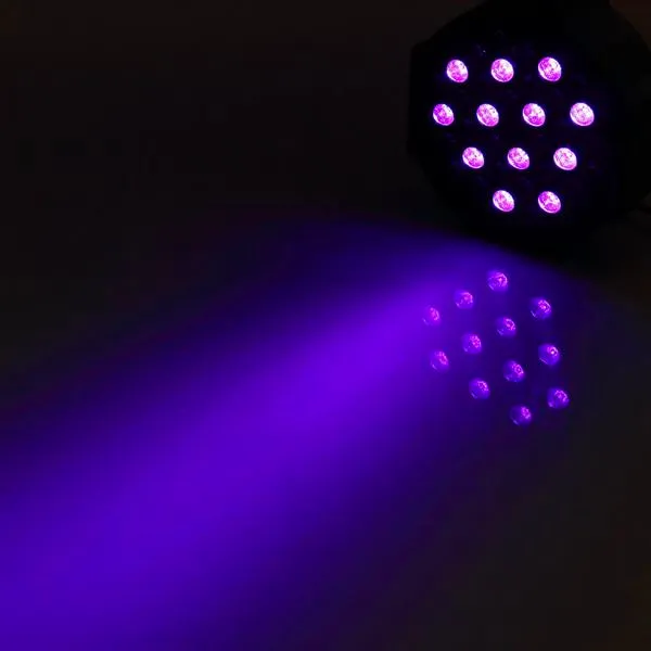 U'KING 72W LED -effekt Purple Light DJ Disco KTV Pub Lights HHigh Quality Material LED STADE LJUSKONTROLL