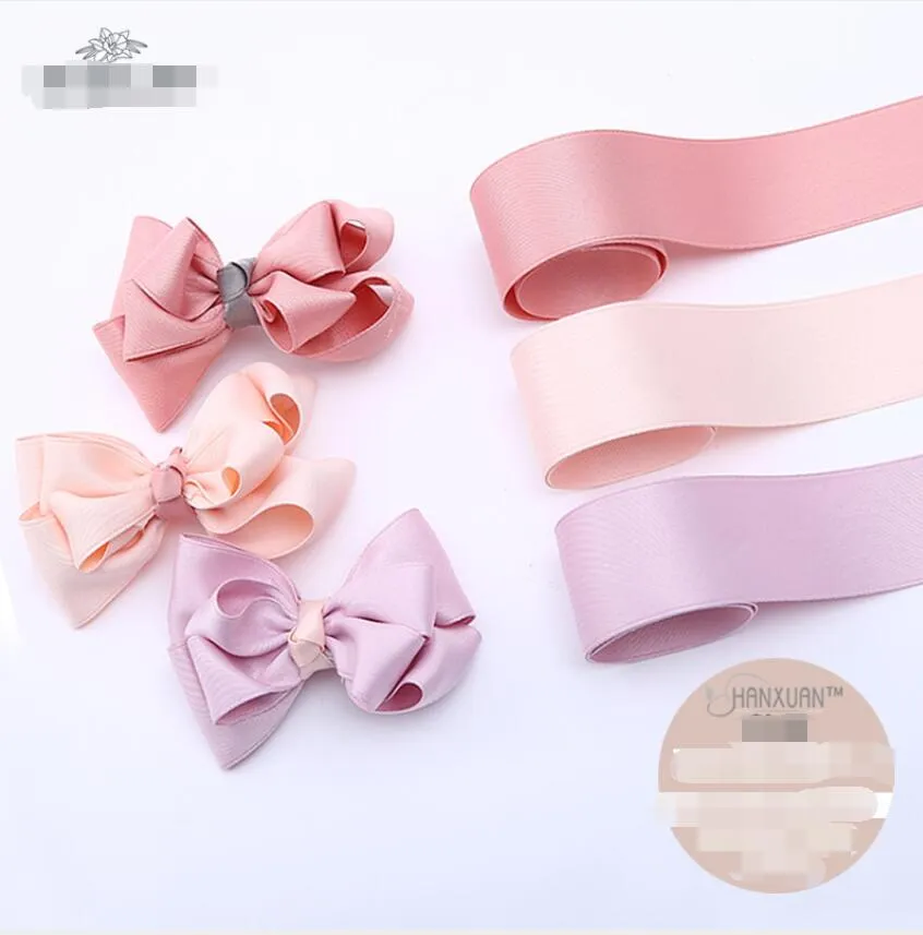 Koreansk Silkband Dubbelsidig polyester Förpackning Papper Bomull Tillbehör Blomma Förpackning DIY Material Bow