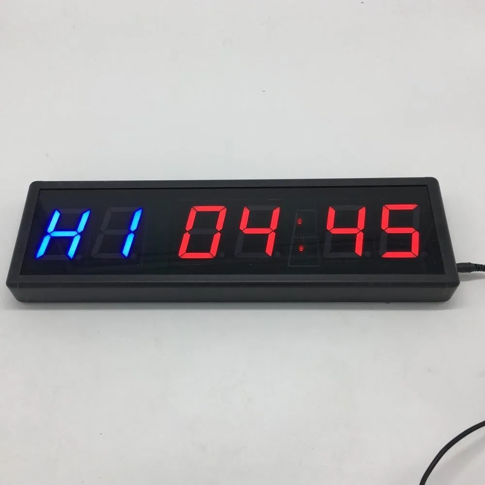 BTBSIGN 2.3inch LED Interval Online Timer Clock With Wireless