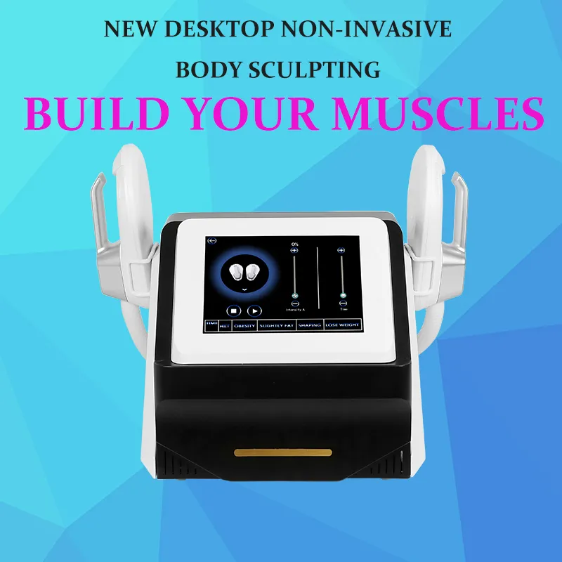 Snabbt fartyg Musclesculpt Muscle Stimulator Slimming Machine 7 Tesla Intensitet Belly Stimulation Muskel Toning ABS Tågutrustning Skönhet Fitness