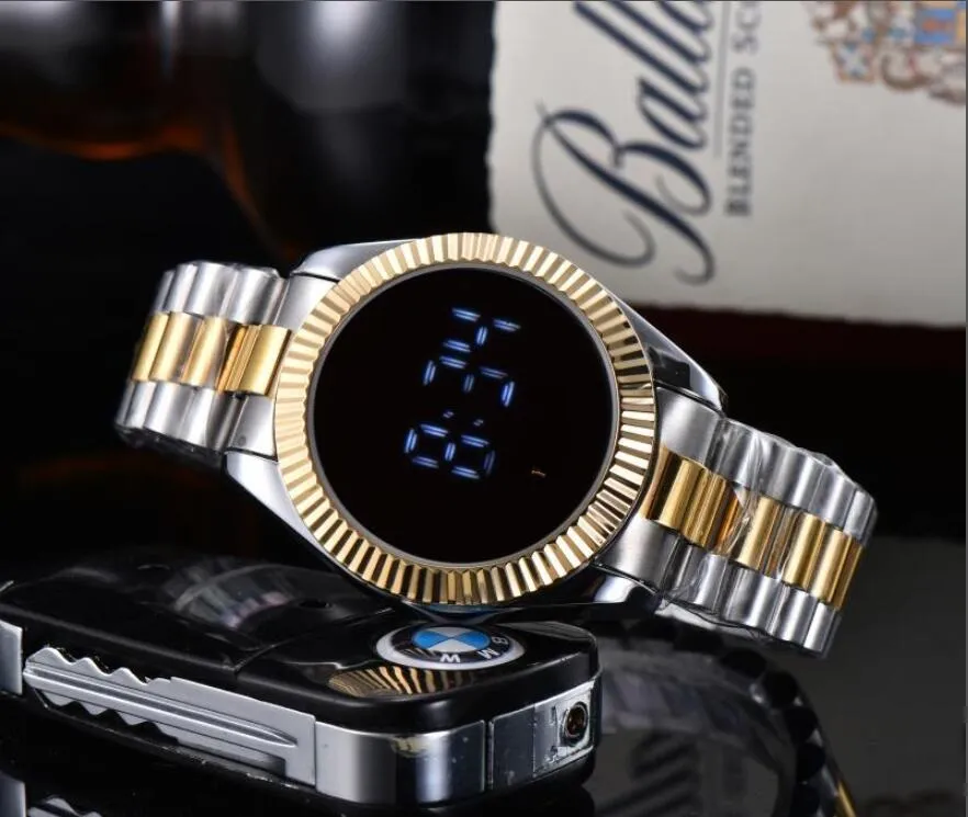 Relojes de pulsera para mujer, reloj Digital con pantalla Led