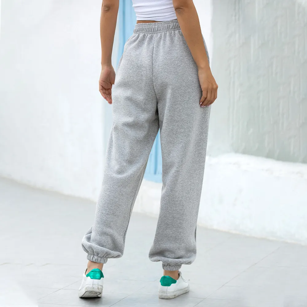 Gray High Waisted Sweatpants For Women Oversized Baggy Joggers Womens Grey Track Pants And Spring Streetwear 201118 From Dou04 7.43 DHgate.Com