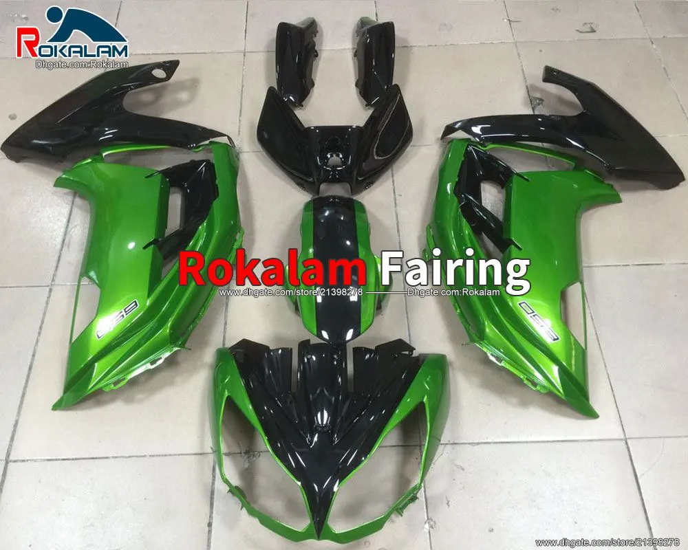 Carrozzeria per Kawasaki Ninja 650R ER6F ER 6F 2012 2013 2014 2015 2016 ER-6F EX650 650R Road ABS Kit carenatura moto (stampaggio ad iniezione)