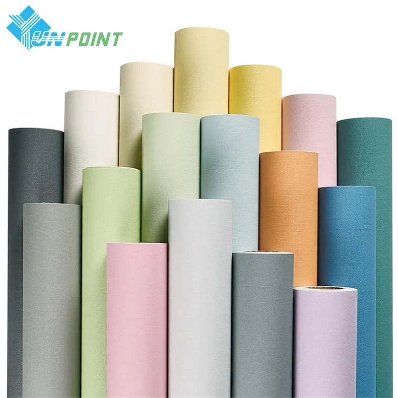ملصقات جدار مقاوم للماء PVC مقاوم للذات: خلفية فينيل ألوان صلبة قابلة ...