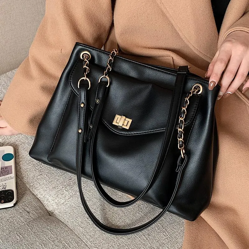 Sac Bandoulière Femme Grande Capacité Cuir PU - Fourre-tout 38x29cm, Plusieurs Poches, Pour Travail/voyage
