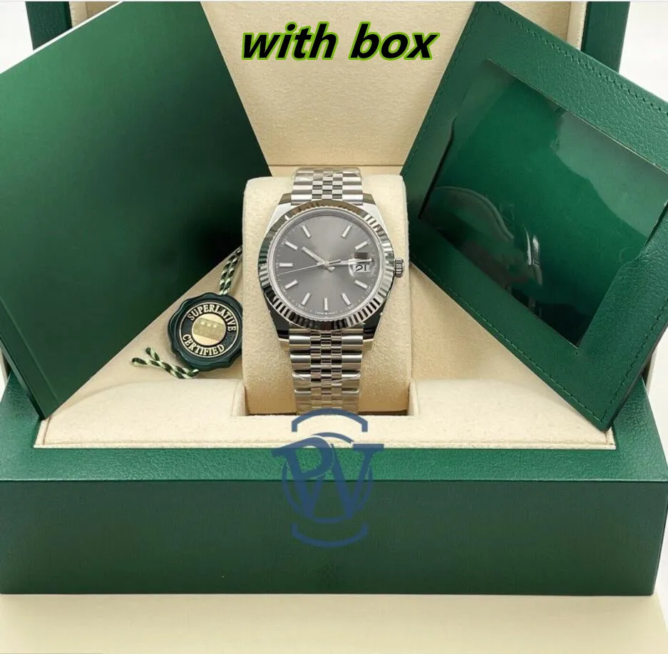 DHメーカー時計最高品質41mmブルーグレーブラックローマゴールドベゼルjubilee 126334運動機械自動メンズウォッチメンズ腕時計
