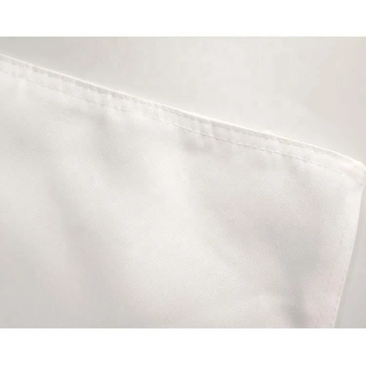 Drapeau de jardin blanc blanc 30x45cm, drapeaux de cour imprimés en Polyester par Sublimation sans poteau gratuit