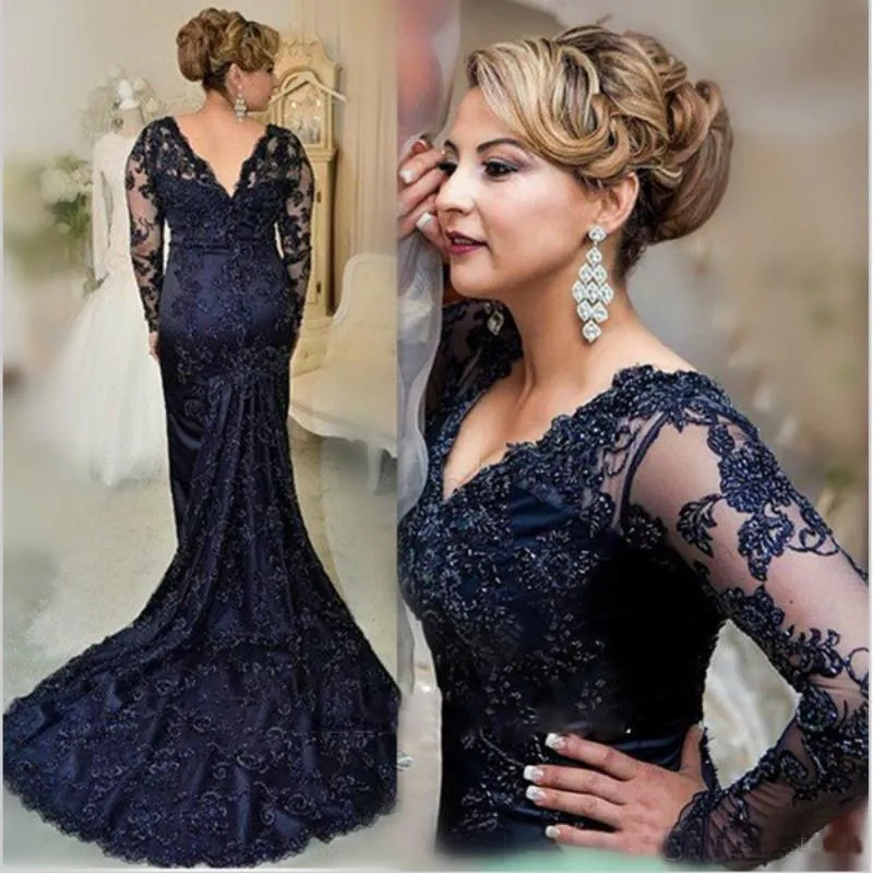Dark navy mother of the bride dresses deals
