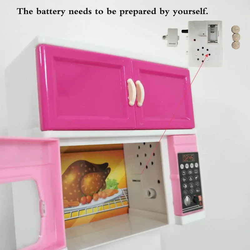 キッズ ラージ ピンク 27 ピース キッチンプレイセット サウンドライト