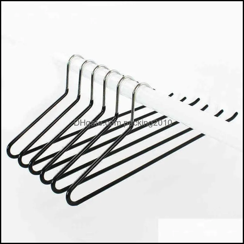 Metal Open-end Non Slip Slacks Pant Hangers Trouser Hangers Organizers Set Home Accessories Organizador Armario Drop-V12 220115