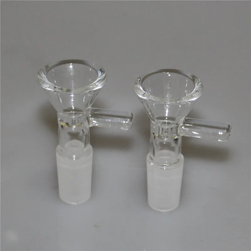 Glass Bowl Pieces Bongs Funnel Rig Accessories 18mm 14mm Male Female Heady Bowls For Smoke Water Pipes Dab Rigs Bong Slide