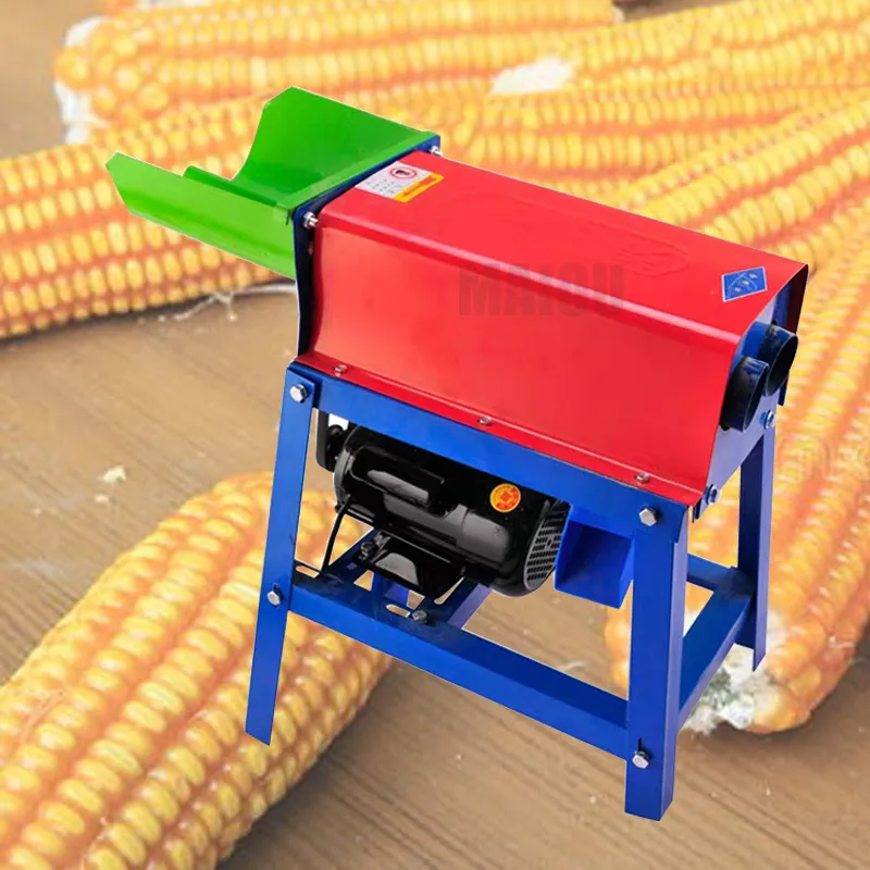 220 V 1.5KW Huishouden / Commerciële Boerderij Elektrische Graan Derther Maize Sheller Dorsen Strippen Machine Graan Stripper