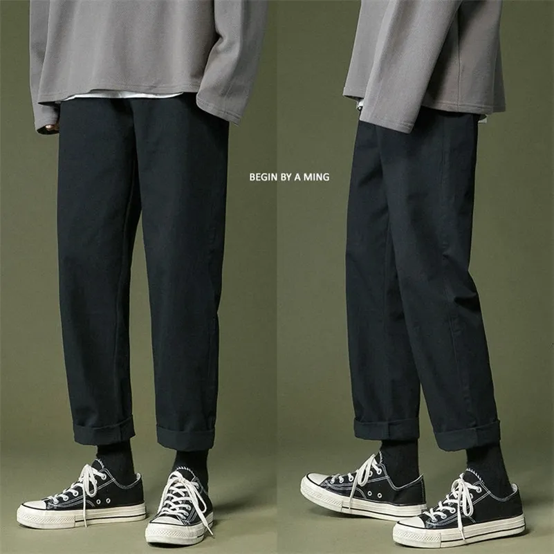 Privathinker Pantalon chaud épaissi pour hommes Hiver Nouveaux pantalons décontractés pour femmes Pantalons à la cheville Streetwear Pantalons décontractés pour hommes 201217