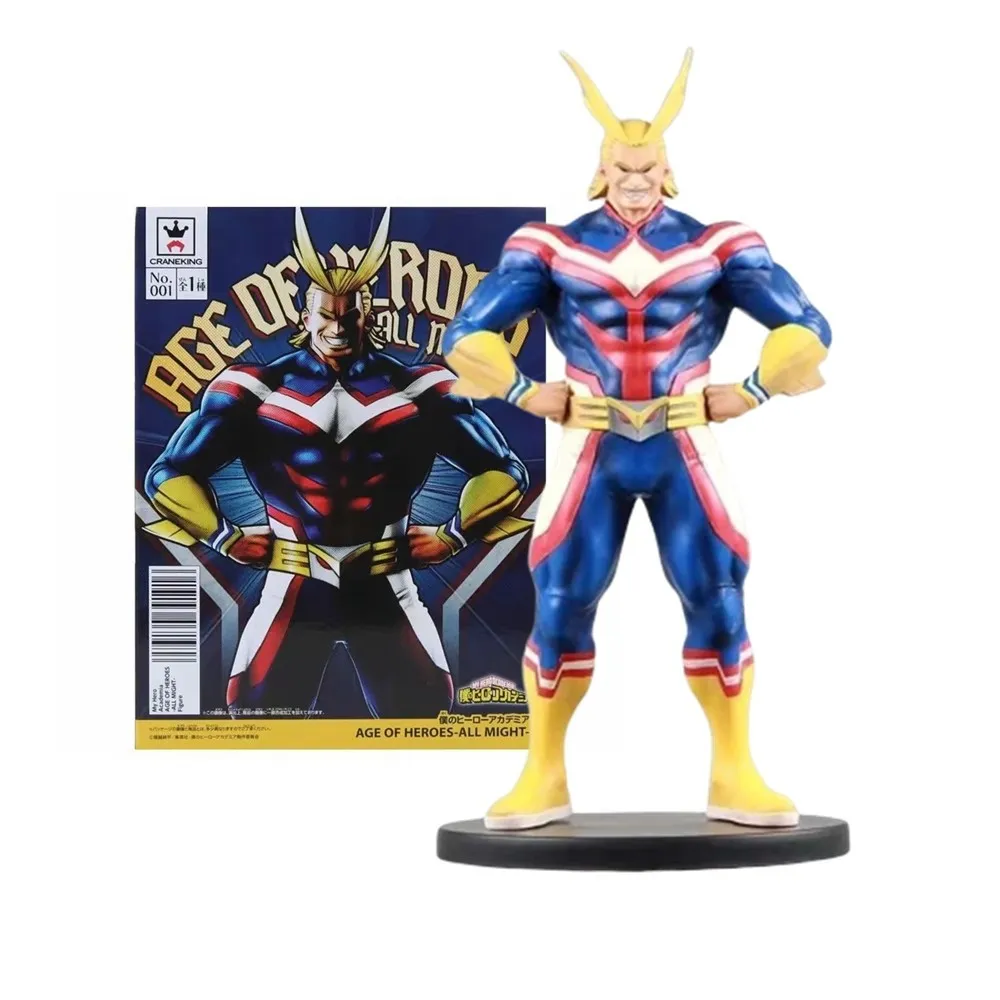 Anime Figures My Hero Academia All Might Age of Heroes Action Figurine PVC Model Toys Collector Boku no Hero Academia Doll Figma