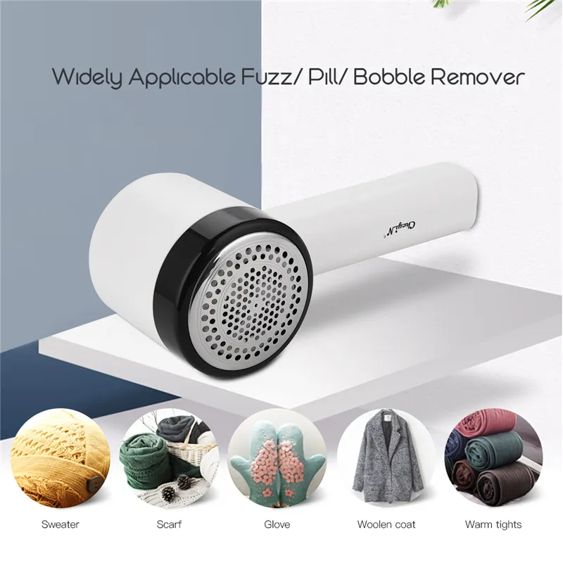 Elektrikli Lint Remover Şarj Edilebilir Giysi Kazak Hap Tıraş Makinesi Kumaş Bobble Kargaşalar Temizleme Fuzz Temizleyici Paslanmaz Çelik Bıçakları Y200320