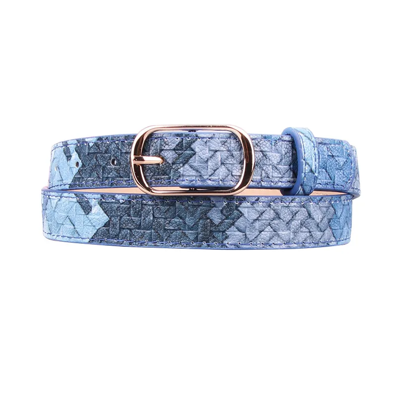 Ceinture tressée à la mode pour femmes, ceintures tissées de luxe en cuir de vache, sangles tricotées à la main de styliste pour ceinture en jean