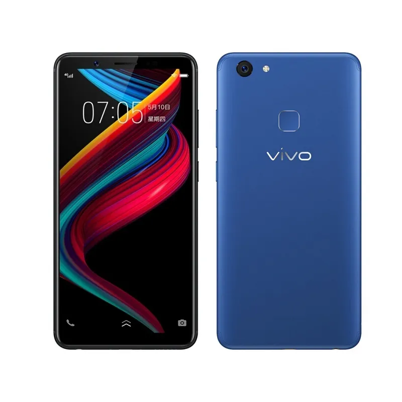 Original VIVO Y75S 4G LTE Cell Phone 4GB RAM 32GB 64GB ROM Snapdragon 450 Octa Core Android 5.99 inch Full Screen 16.0MP OTG Face ID Fingerprint Smart Mobile Phone