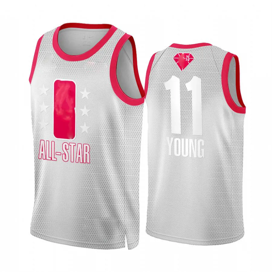 Trae young blue jersey outlet