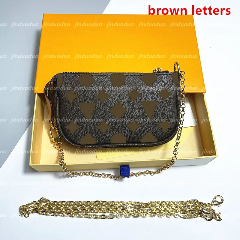 Najwyższej jakości oryginalne uchwyty mini portfele portfele skórzane Projektanci Projektanci Crossbody ramię torebka torebki mężczyźni FO229A