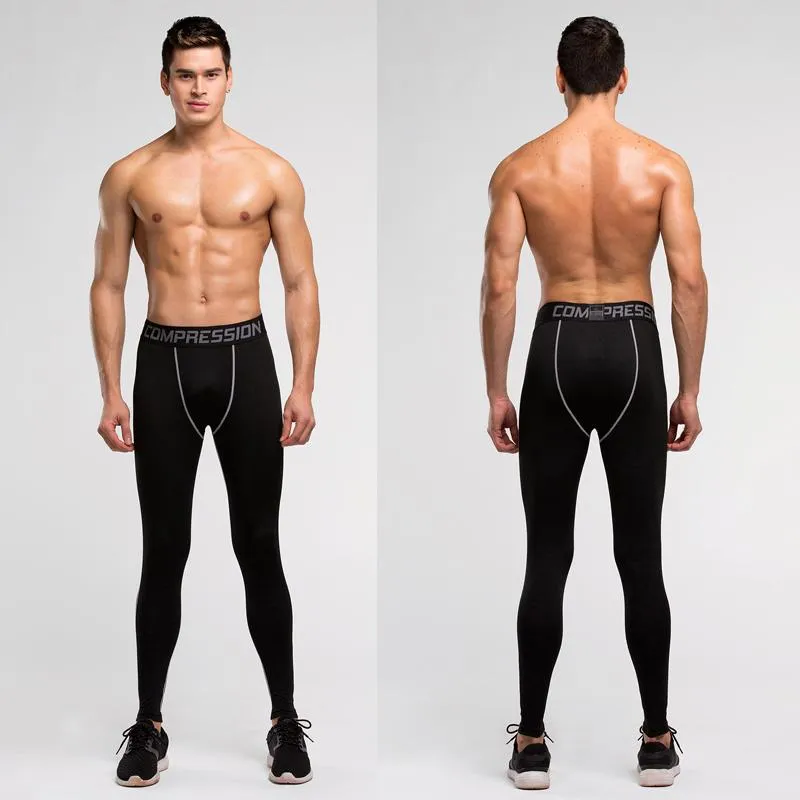 VANSYDICAL Quick Dry Compression Running Basketball Tights 3 4 For