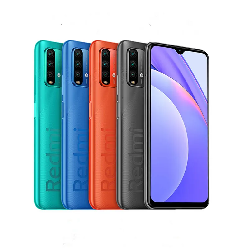 Original Xiaomi Redmi Note 9 4G LTE Mobiltelefon 6GB RAM 128GB ROM Snapdragon 662 Octa Core 48MP AI 6000mAh Android 6.53 "Fullskärm Fingeravtryck ID FACE SMART CEL TELEFON