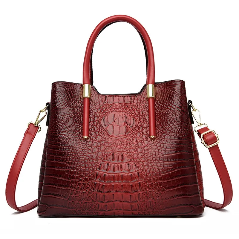 限定販売！！SHATO SATCHEL CROCO BAG (5 colors) Crocodile Tie-dyed Satchel + Wallet > Satchel > Mezon Handbags