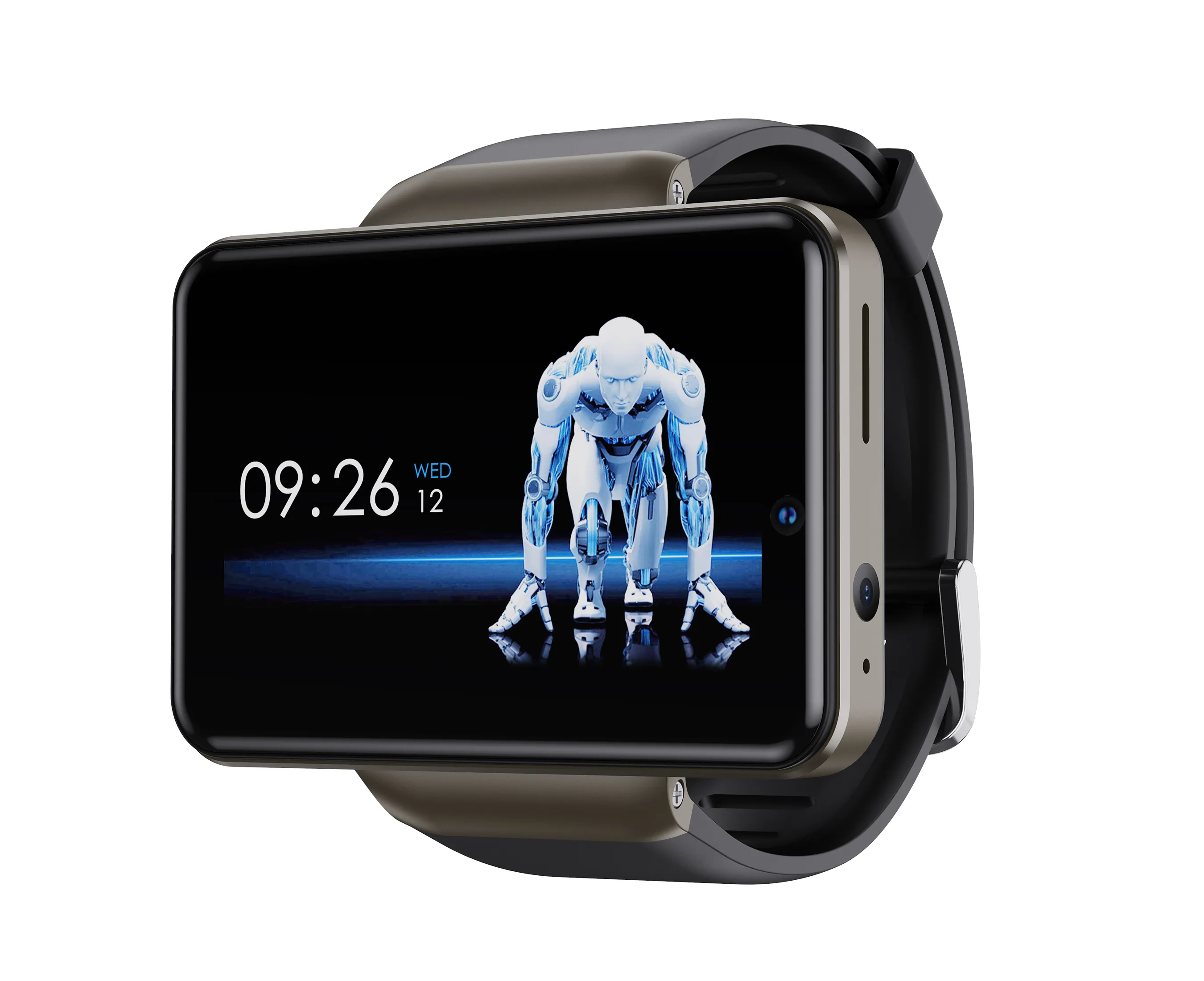 DM101 4G Smart Watch Telefone Android 7.1 Quad Núcleo 3GB 32GB Pedômetro Coração Pedômetro IP67 À Prova D 'Água 2.41' 'Face Desbloquear SmartWatch