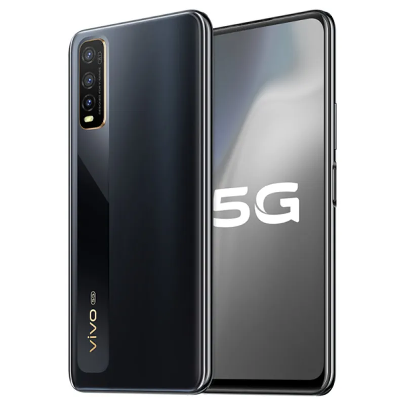 Oryginalny Vivo Y70S 5G Telefon komórkowy 8GB RAM 128GB 256GB ROM Exynos 880 Octa Core Android 6.53 "Pełny ekran 48.0mp EIS Face Id Id Fingerprint 4500mAh Inteligentny telefon komórkowy