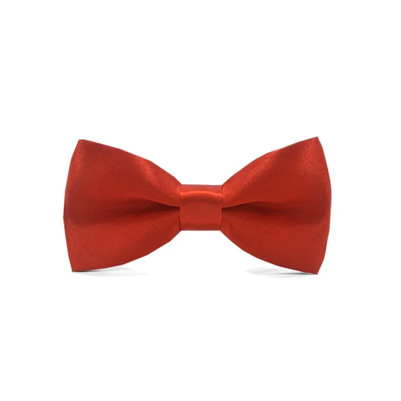 Papillon Classic Kid Bowtie Ragazzi Grils Baby Bambini Cravatta Moda 25 Tinta unita Verde menta Rosso Nero Bianco Animali domestici qylDLp