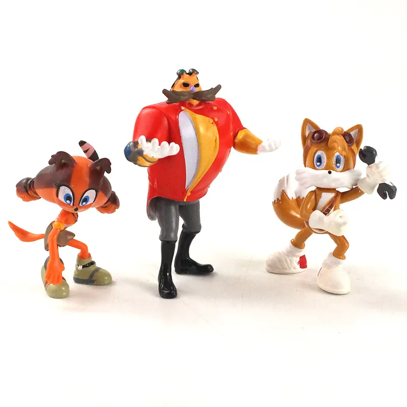 Local Ultra Baixo Custo 6/12/18 Pcs/Set Anime Sonic The Hedgehog  Personagens Figura De Ação Pvc Boom Raro Dr Beggman Shadow Boneca Modelo  Brinquedos